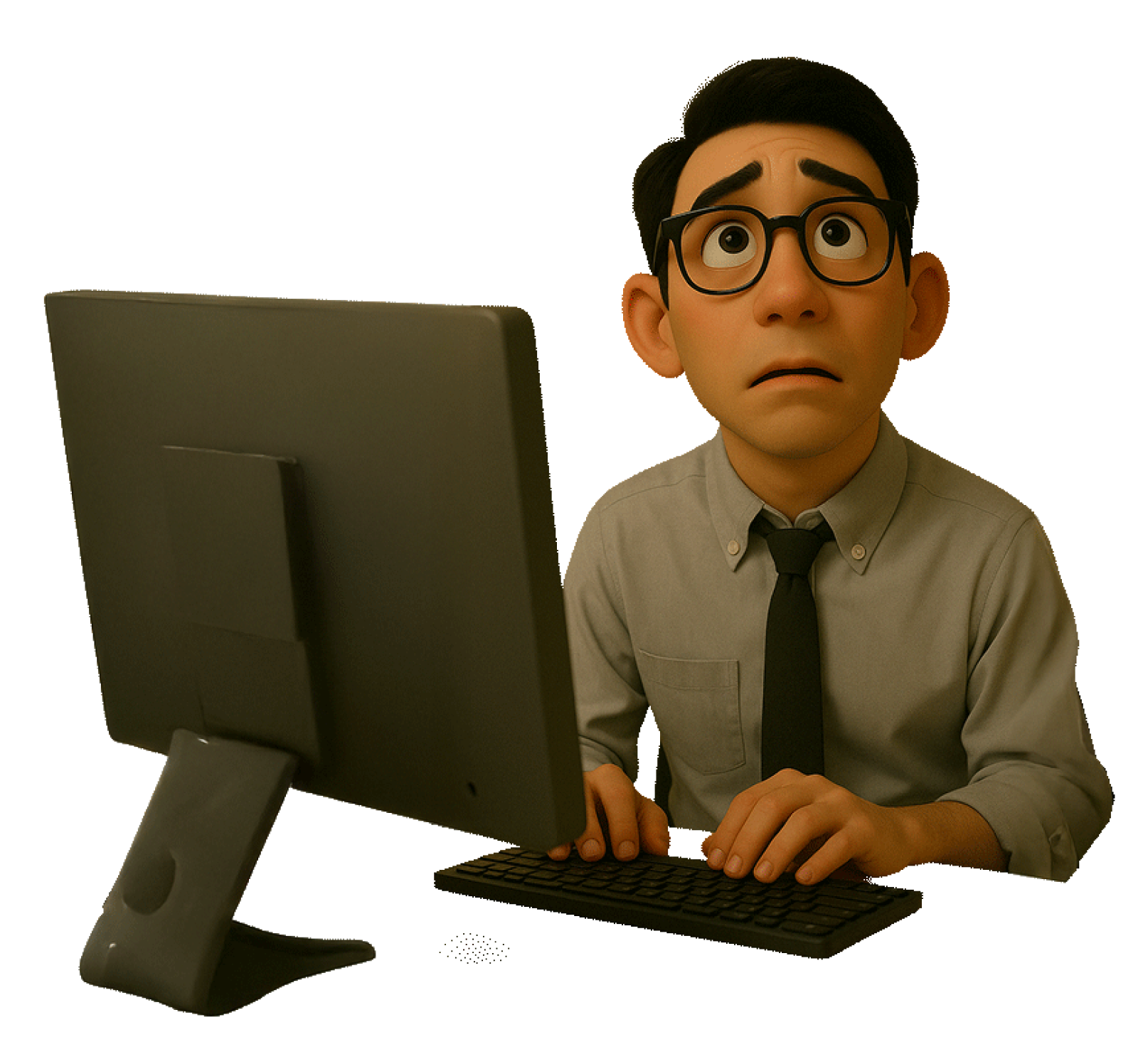 Manager Lee demanding AI to finish work quickly