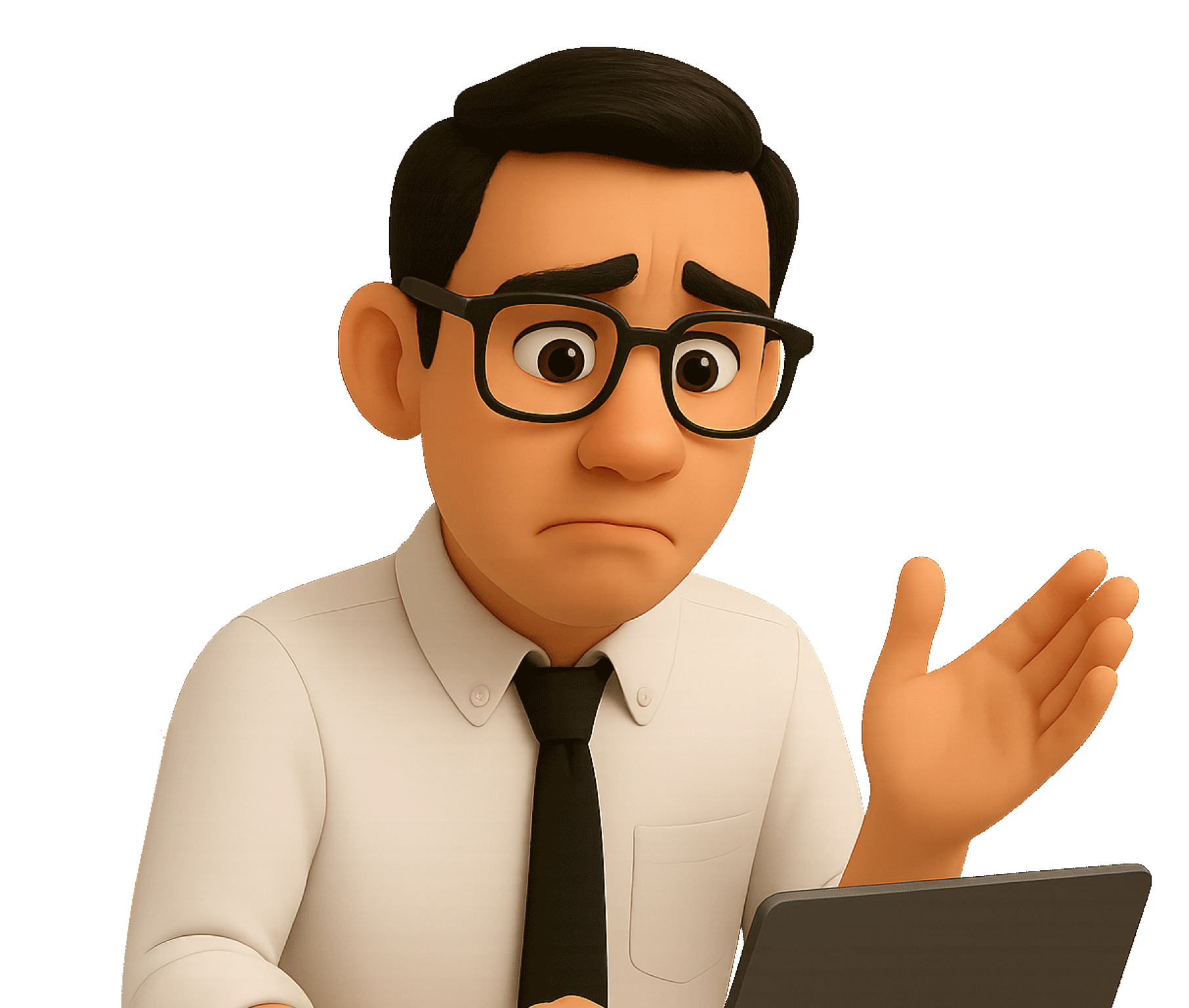 Manager Lee contemplating about AI